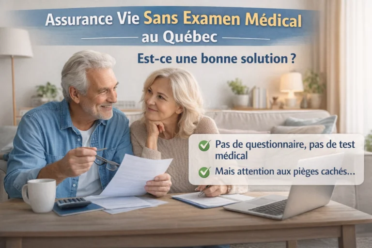Assurance vie sans examen médical au Québec : est-ce une bonne solution après 50 ou 60 ans
